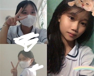 Bướm lỗ lồng của em học sinh