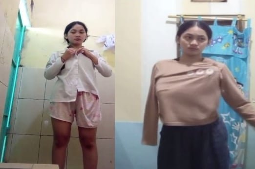 Nữ sinh phấn khích khi được quay video nóng